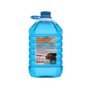 Жидкость стеклоомывающая низкозамерзающая "КОМФОРТ-20", 5 л